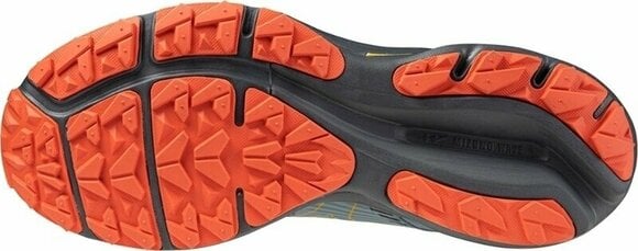 Trail running shoes Mizuno Wave Rider TT Lead/Citrus/Hot Coral 42,5 Trail running shoes - 5