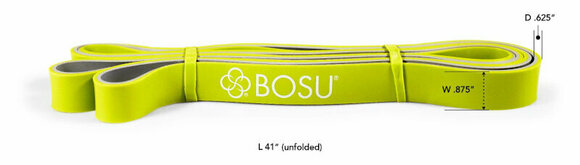 Motståndsband Bosu Resistance Band 16-32 kg Green Motståndsband - 3