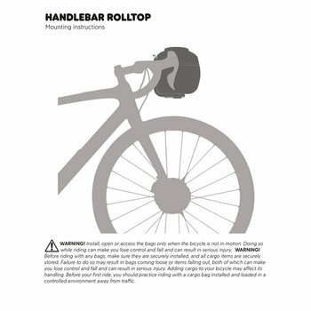 Чанта за велосипеди Fjällräven S/F Handlebar Rolltop чанта Black 1,5 L - 8