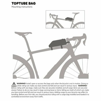 Kerékpár táska Fjällräven S/F Toptube Bag Black 0,8 L - 6