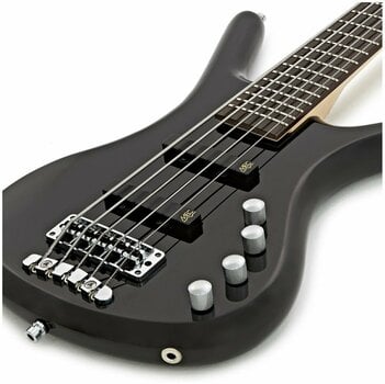 5-string Bassguitar Warwick RockBass Corvette Basic 5 Solid Black - 4