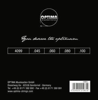 Bass strings Optima 4099.L Flatwound String Long Scale - 2