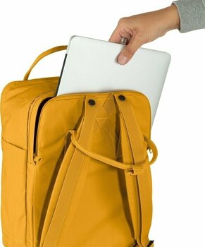 Lifestyle Backpack / Bag Fjällräven Kånken Laptop 15" Ochre 18 L Backpack - 4