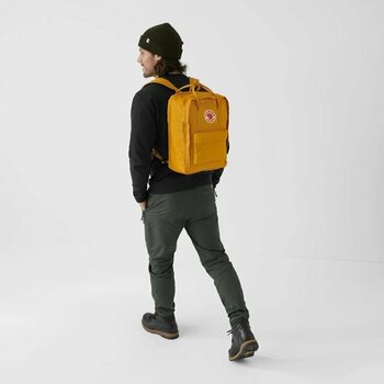 Lifestyle Backpack / Bag Fjällräven Kånken Laptop 15" Ochre 18 L Backpack - 8