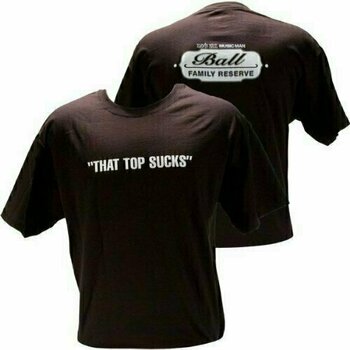 Skjorte Ernie Ball 4605 That top the sucks T-Shirt Black M - 2