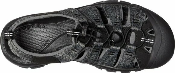 Chaussures outdoor hommes Keen Men's Newport H2 Sandal Black/Slate Grey 41 Chaussures outdoor hommes - 5