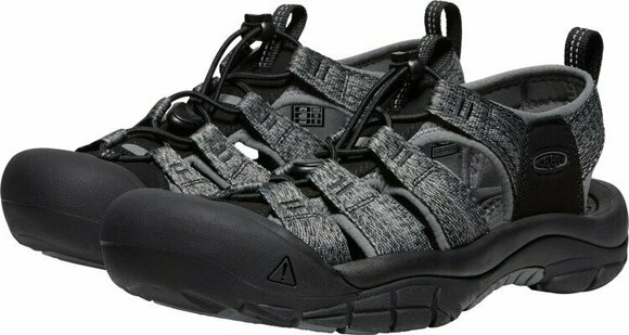 Mens Outdoor Shoes Keen Men's Newport H2 Sandal Black/Slate Grey 41 Mens Outdoor Shoes - 8