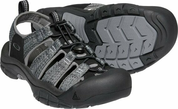Mens Outdoor Shoes Keen Men's Newport H2 Sandal Black/Slate Grey 41 Mens Outdoor Shoes - 9