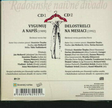 Hudobné CD Radošinské Naivné Divadlo - Vygumuj a napíš / Delostrelci na Mesiaci (2 CD) - 2