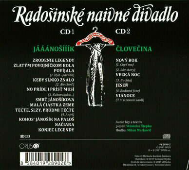 CD de música Radošinské Naivné Divadlo - Jááánošííík/Človečina (2 CD) CD de música - 6
