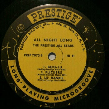 Disque vinyle The Prestige All Stars - All Night Long (Mono) (LP) - 3