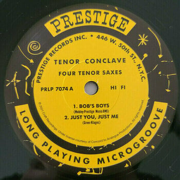 Disco de vinilo The Prestige All Stars - Tenor Conclave (LP) - 2
