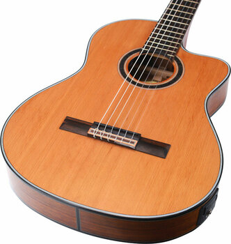 Guitares classique avec préampli Valencia VC774TCE 4/4 Natural - 5
