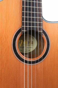 Klasična kitara z elektroniko Valencia VC774TCE 4/4 Natural - 7