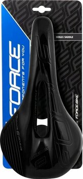 Sella Force Roy Hole+ Sport Saddle Black Acciaio inossidabile Sella - 5