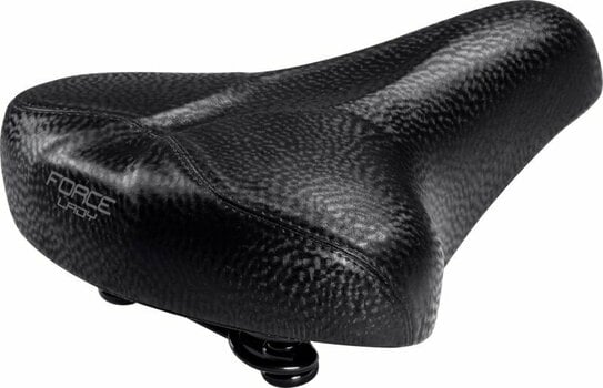 Selle Force Lady With Spring Saddle Black Acier inoxydable Selle - 2