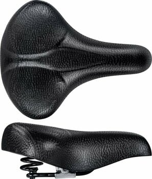 Selle Force Lady With Spring Saddle Black Acier inoxydable Selle - 3
