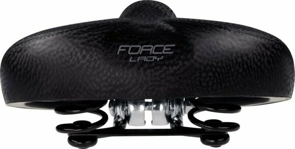Selle Force Lady With Spring Saddle Black Acier inoxydable Selle - 4