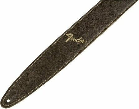 Leather guitar strap Fender 2" Distressed Leather Strap Brown - 2