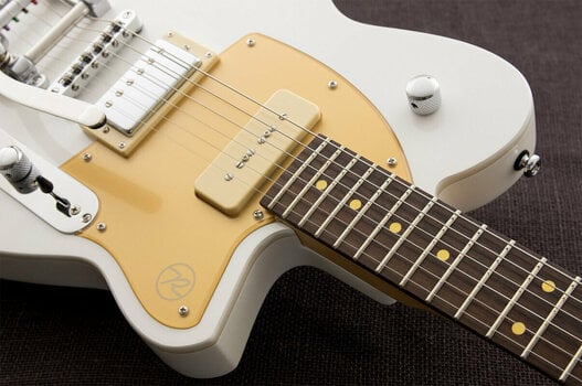 Electric guitar Reverend Guitars Double Agent OG Bigsby Pearl White (Just unboxed) - 5