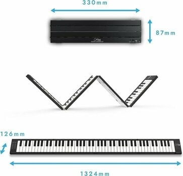 Piano digital de palco Carry-On Folding Piano 88 Touch Piano digital de palco - 4