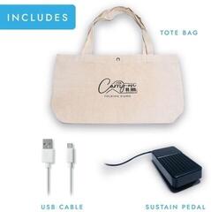 Ψηφιακό Stage Piano Carry-On Folding Piano 88 Touch Ψηφιακό Stage Piano Λευκό - 5