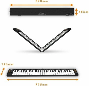 Piano digital de palco Carry-On Folding Controller 49 Piano digital de palco - 2