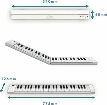 Színpadi zongora Carry-On Folding Piano 49 Touch Színpadi zongora - 4