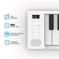 Digital Stage Piano Carry-On Folding Piano 49 Digital Stage Piano White - 1