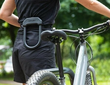 Zámok na bicykel Hiplok DX Plus Weareble D Lock Black 200 cm - 4