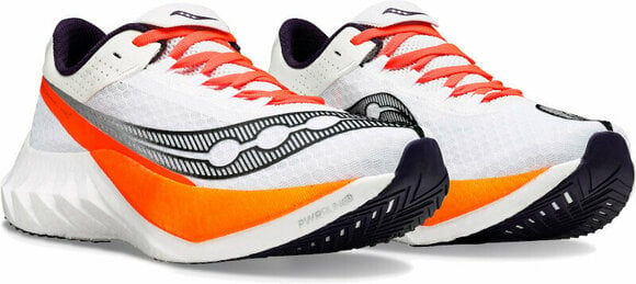 Road running shoes Saucony Endorphin Pro 4 Mens Shoes White/Black 40,5 Road running shoes - 3