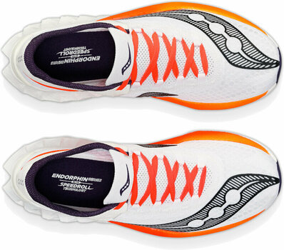 Utcai futócipők Saucony Endorphin Pro 4 Mens Shoes White/Black 40,5 Utcai futócipők - 4