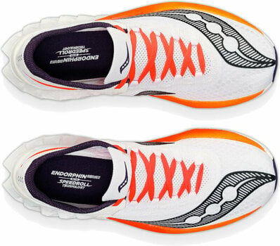Utcai futócipők Saucony Endorphin Pro 4 Mens Shoes White/Black 41 Utcai futócipők - 4