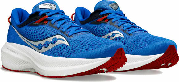 Road running shoes Saucony Triumph 21 Mens Shoes Cobalt/Silver 40 Road running shoes - 3