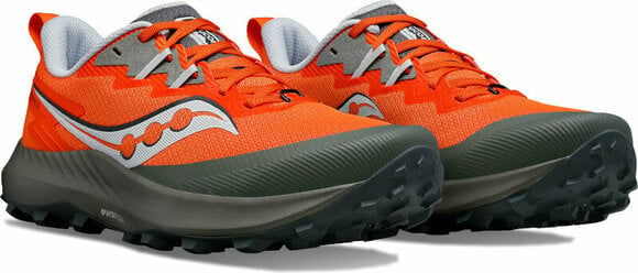 Pantofi de alergare pentru trail Saucony Peregrine 14 Mens Shoes Pepper/Bough 42 Pantofi de alergare pentru trail - 3