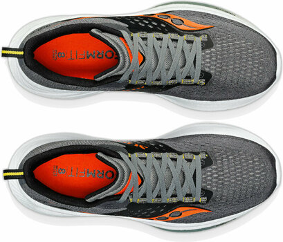 Road running shoes Saucony Ride 17 Mens Shoes Shadow/Pepper 40,5 Road running shoes - 4