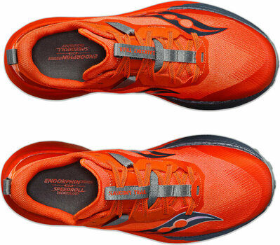 Trail running shoes Saucony Endorphin Edge Mens Shoes Pepper/Shadow 41 Trail running shoes - 4