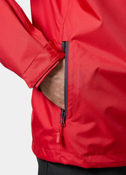 Jacket Helly Hansen Crew Hooded 2.0 Jacket Red S - 4
