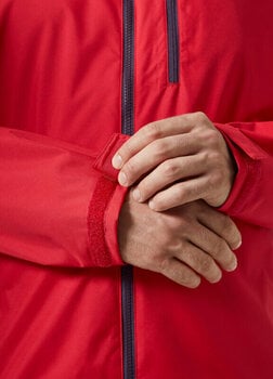 Jacket Helly Hansen Crew Hooded 2.0 Jacket Red S - 5