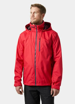 Jacket Helly Hansen Crew Hooded 2.0 Jacket Red S - 6
