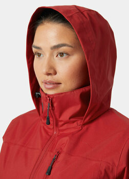 Giacca Helly Hansen Women's Crew Hooded 2.0 Giacca Red M - 3