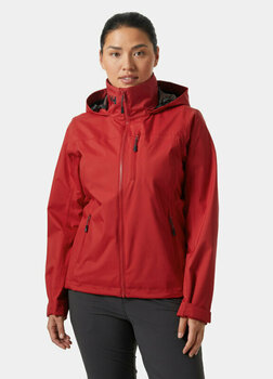 Giacca Helly Hansen Women's Crew Hooded 2.0 Giacca Red M - 6