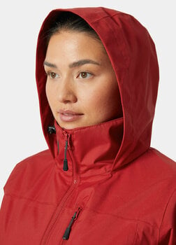 Jacka Helly Hansen Women's Crew Hooded 2.0 Jacka Red XL - 3