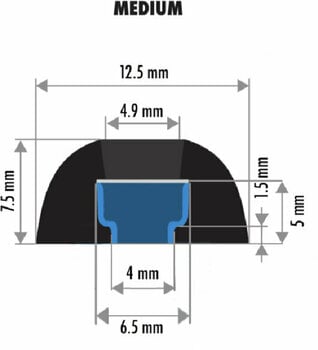 Dugók fejhallgatóhoz Dekoni Audio ETZ-GPRO2-MD1 Dugók fejhallgatóhoz - 4