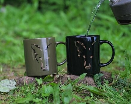 Outdoorové nádobí Fox Ceramic Mug Black and Camo Head - 3