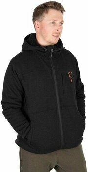 Sweatshirt Fox Sweatshirt Collection Sherpa Hoody Black/Orange L - 3