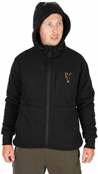 Sweatshirt Fox Sweatshirt Collection Sherpa Hoody Black/Orange S - 4