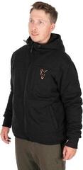 Mikina Fox Collection Sherpa Hoody Black/Orange - 1