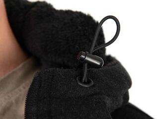Mikina Fox Collection Sherpa Hoody Black/Orange - 6