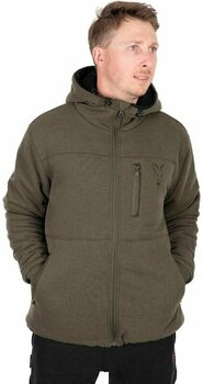 Sweatshirt Fox Sweatshirt Collection Sherpa Hoody Green/Black 3XL - 2